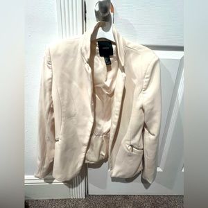 Forever 21 Off White Jacket - S